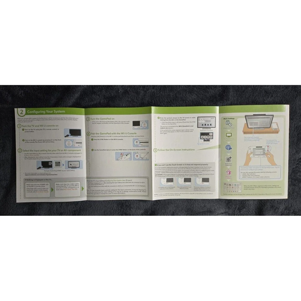 Nintendo WiiU Operations Manual, Quick Start Guides, Hulu flyer